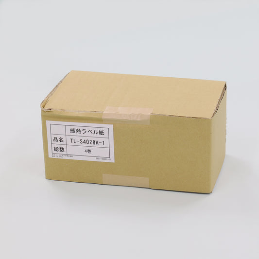 SLP721RT用台紙付きラベル 幅40mm×長さ28mm（4巻/箱）